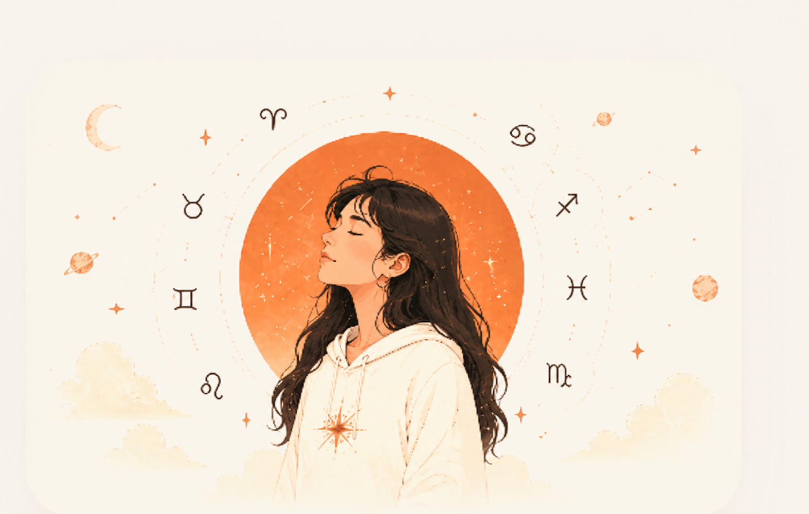 ZodiacReads astrology illustration