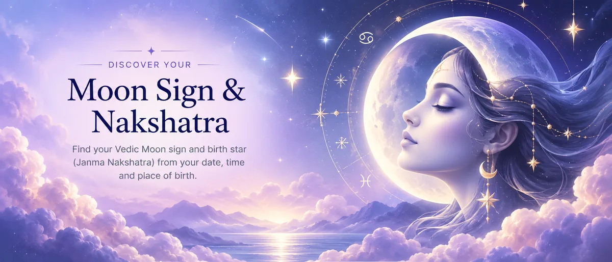 Moon Sign & Nakshatra calculator
