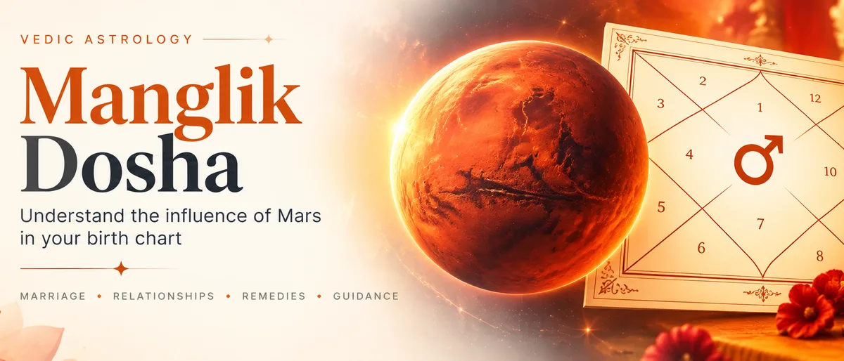 Manglik Dosha: understand the influence of Mars in your birth chart