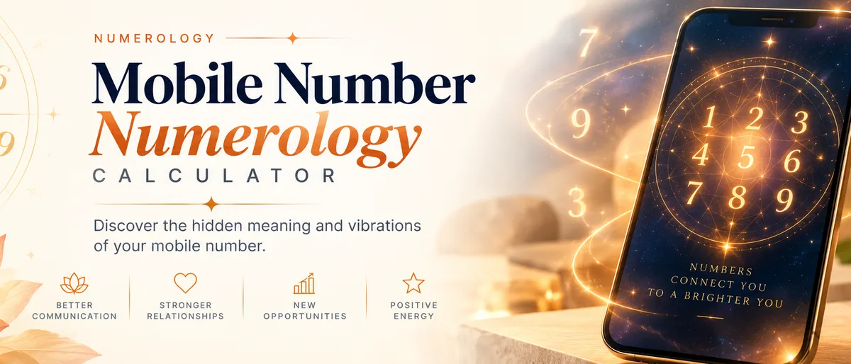 Mobile Number Numerology Calculator: discover the hidden meaning and vibrations of your mobile number